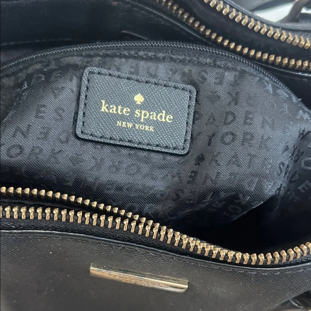♥️♥️ KATE SPADE Black Satchel Bag - Picture 5 of 12